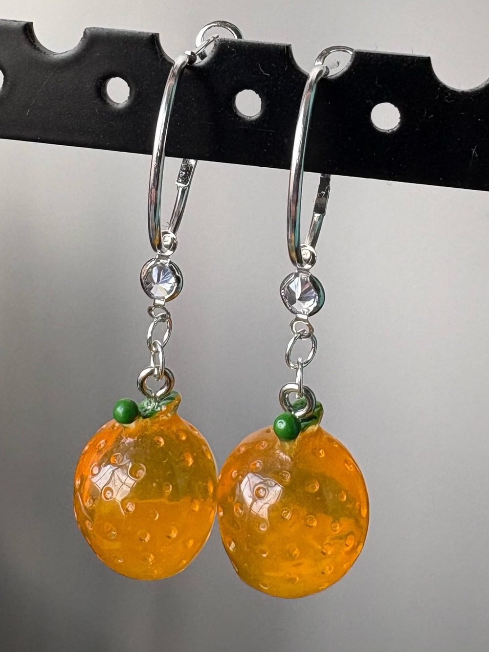 Fruit Hoop Earrings